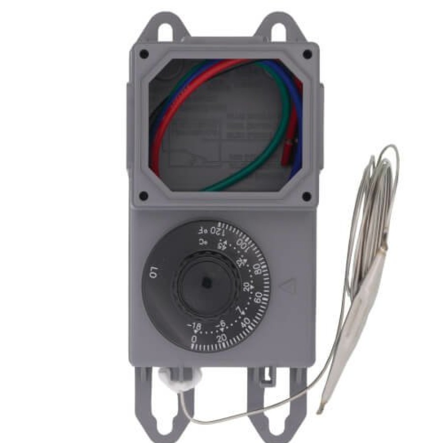 Thermostats Peco Controls | Spdt Nema 4X Thermostat W/ Ss Bulb (0°F - 120°F)