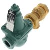 Heating Taco Combo Pressure Valves | 1/2" Cast Iron Combination Boiler Feed Valve & Backflow (Sweat X Npt)