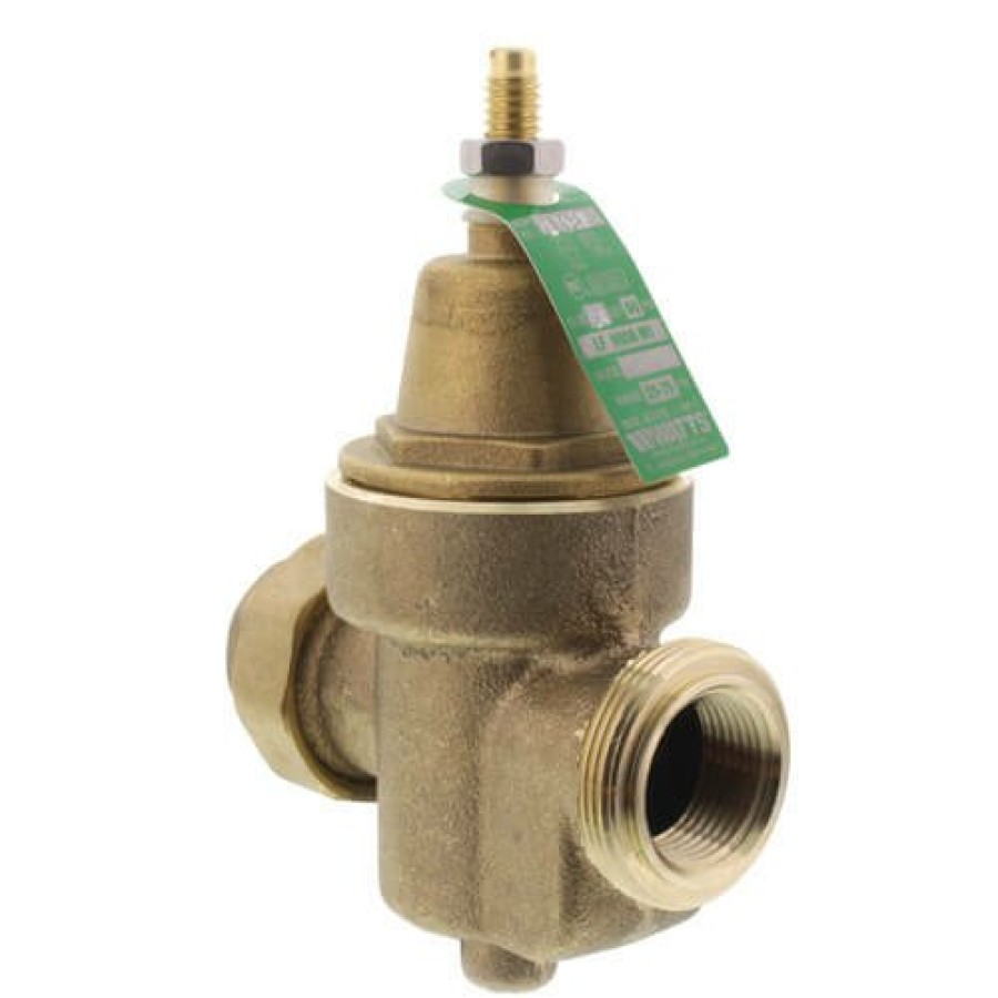 Heating Watts Pressure Reducing Valves | 3/4" Lfn55Bm1-U Npt Union X Fnpt Water Pressure Reducing Valve (Lead Free)