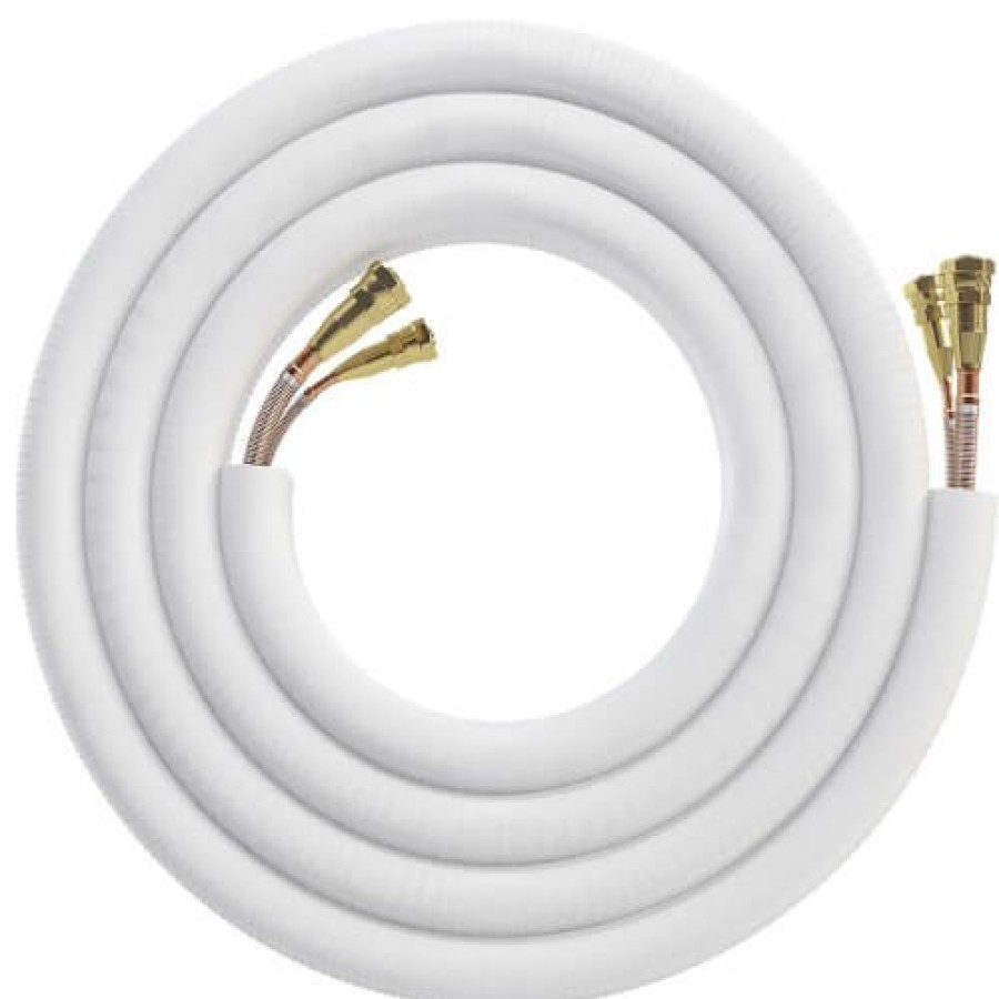 Hvac MRCOOL Mini Split Accessories | 1/4" Ll X 1/2" Sl Diy Quick-Connect Line Set For 9K, 12K, 18K (25 Ft.)