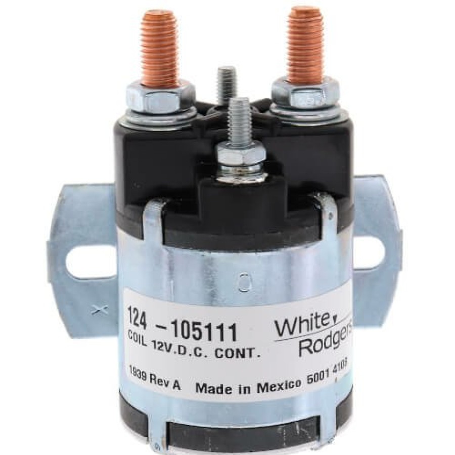 Electrical White Rodgers Solenoids | Solenoid W/ Continuous Duty, Normally Open Continuous Contact Rating 100 Amps (12 Vdc Isolated Coil)