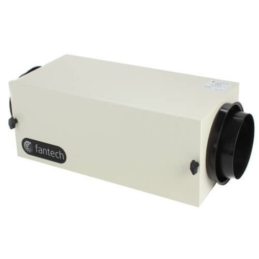 Hvac Fantech Fantech Whole House Air Cleaners | Fb6 In-Line Filter Box W/ Merv 13 Filter, 6" Duct