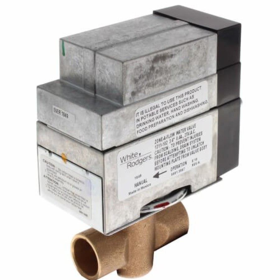 Heating White Rodgers Zone Valves | 3/4" Sweat Zone Valve (Three Wire)