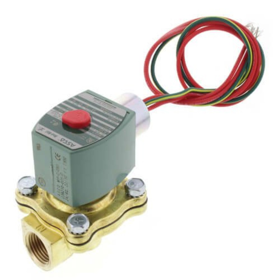 Valves Asco RedHat Pilot Operated Solenoid Valves | 1/2" Normally Closed Solenoid Valve, 4 Cv (24V)