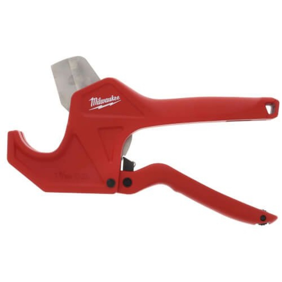 Plumbing Milwaukee Pvc Tools | 1-5/8" Ratcheting Pvc Pipe Cutter