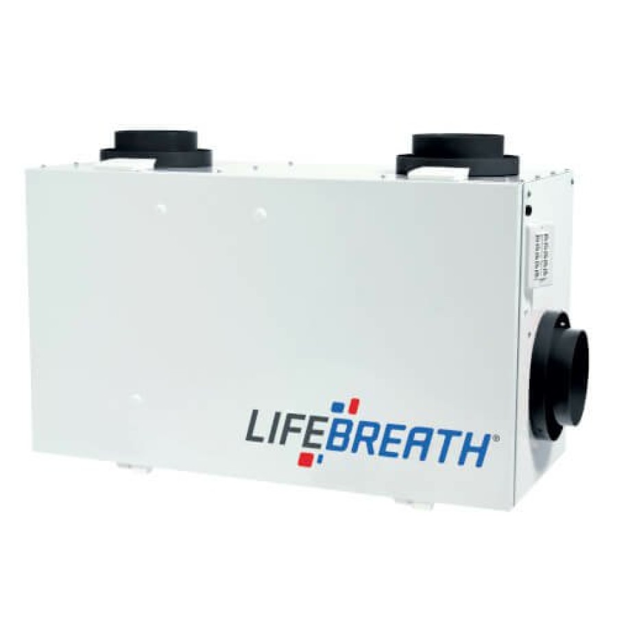 Hvac LifeBreath Lifebreath Heat Recovery Ventilators | Rnc 155 Residential Heat Recovery Ventilator, Recirculating Defrost, 132 Cfm