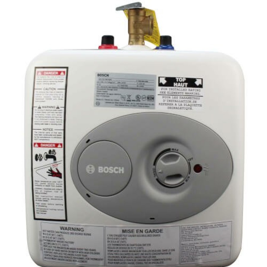 Plumbing Bosch Tankless Water Heaters | Es2.5 Tronic 3000T Ariston Point-Of-Use Electric Mini-Tank Water Heater