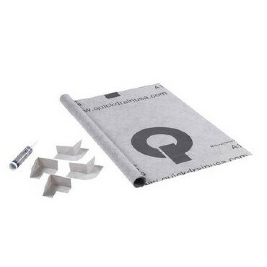 Plumbing Oatey Shower Pan Liners | 64" Quickdrain Quickliner Sheet Membrane Kit For Ada & Curbless Showers