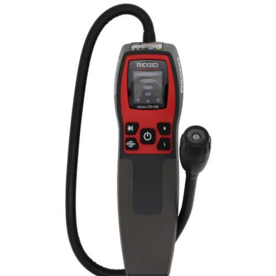 Hvac RIDGID Hvac Leak Detectors | Micro Cd-100 Combustible Gas Detector In Black And Red