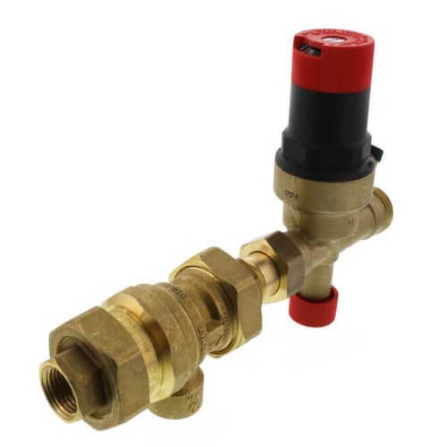 Heating Resideo Braukmann Combo Pressure Valves | 1/2" Fm911 Backflow Preventer & Boiler Fill Valve Assembly (Npt Or Sweat)