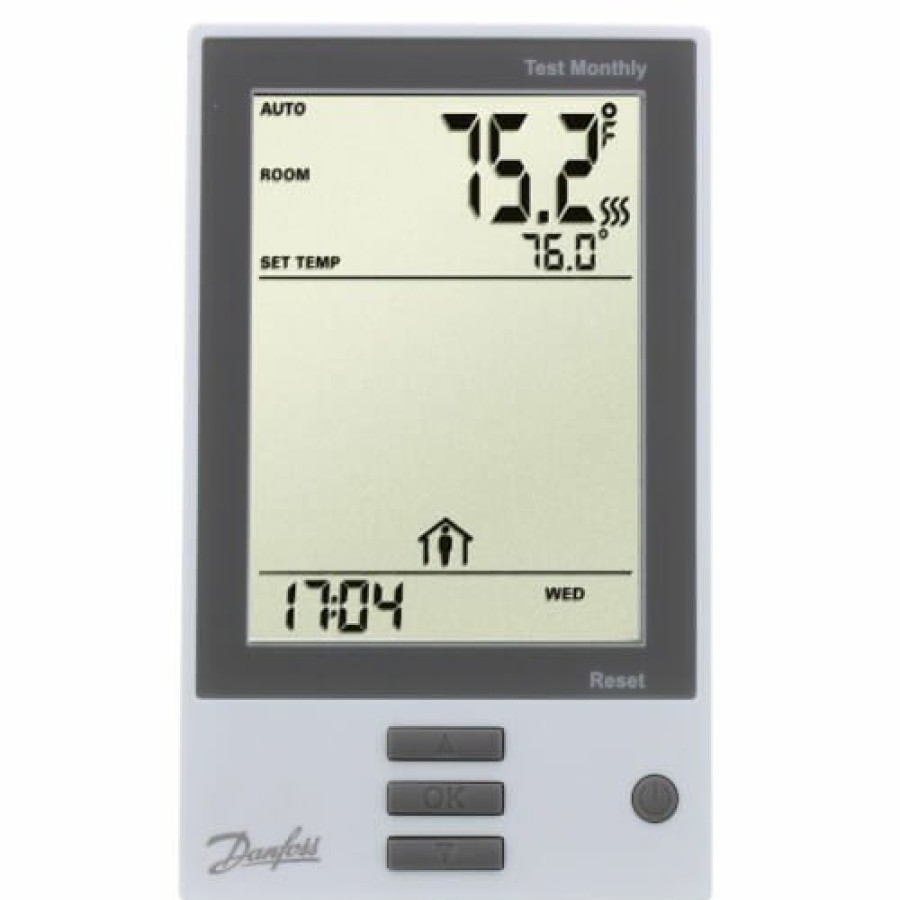 Heating Danfoss Lx Thermostats And Accessories | Lx Programmable Thermostat With Floor Sensor (40°F - 104°F)