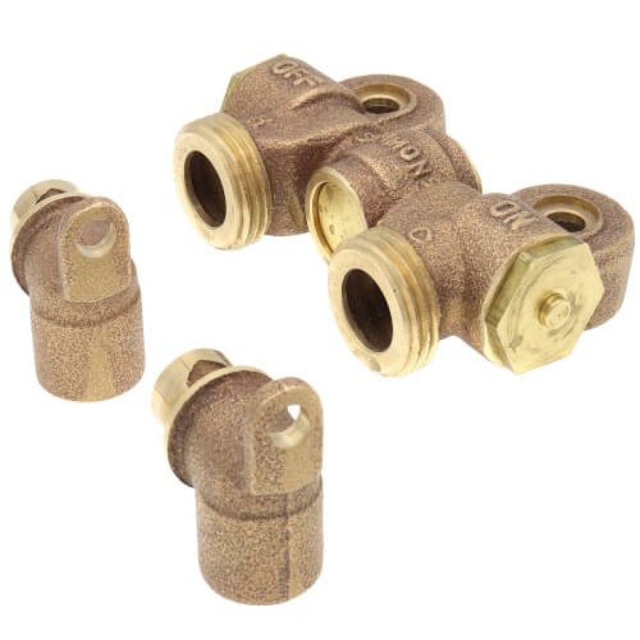 Valves Symmons | 1/2" Brass Sweat Laundry-Mate Washing Machine Valve Assembly