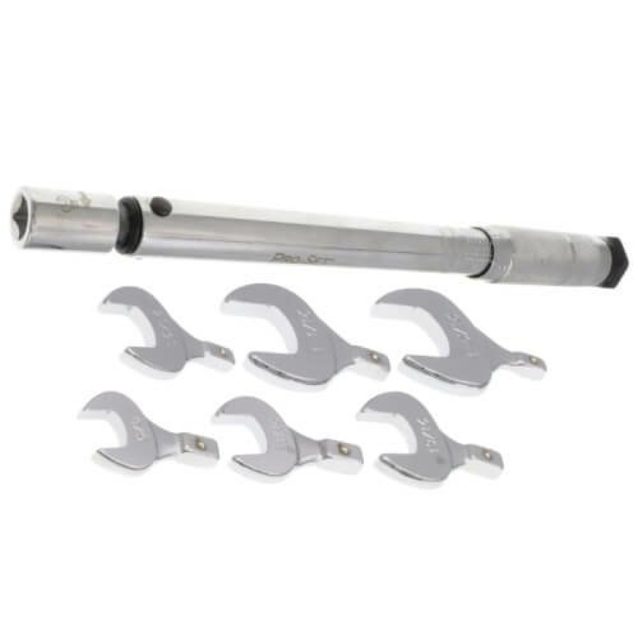 Hvac CPS Cps Hvac Tools | Pro-Set Sae Mutli-Head Torque Wrench Set (5/8, 11/16, 13/16, 15/16, 1-1/16, 1-5/16" Jaws)