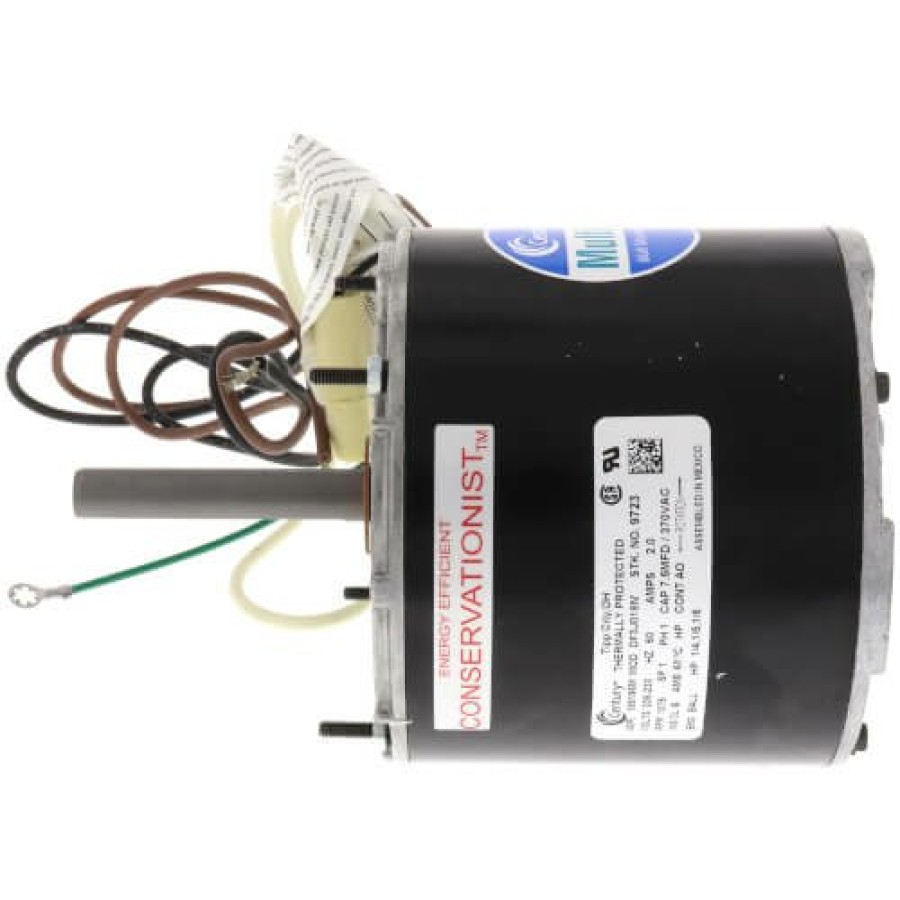 Hvac Century Century Motors | 5" Multi Fit Condenser Fan Motor (208-230V, 1075 Rpm, 1/4, 1/5, 1/6 Hp)