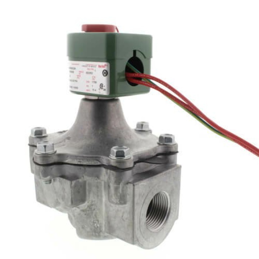 Heating Asco RedHat Combustion Solenoid Valves | 1" Aluminum Solenoid Air Valve, 1,119,000 Btuh Max