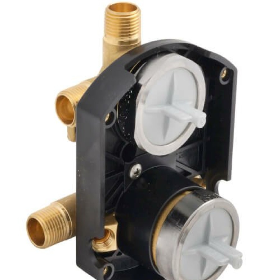 Plumbing Delta Rough-In Valves | Multichoice Universal Integrated Shower Diverter Rough Universal Inlets/Outlets W/ Stops