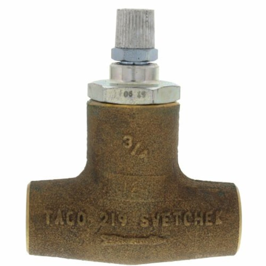 Heating Taco Flow Valves | 3/4" Cxc Horizontal (Bronze) Taco Flo-Chek