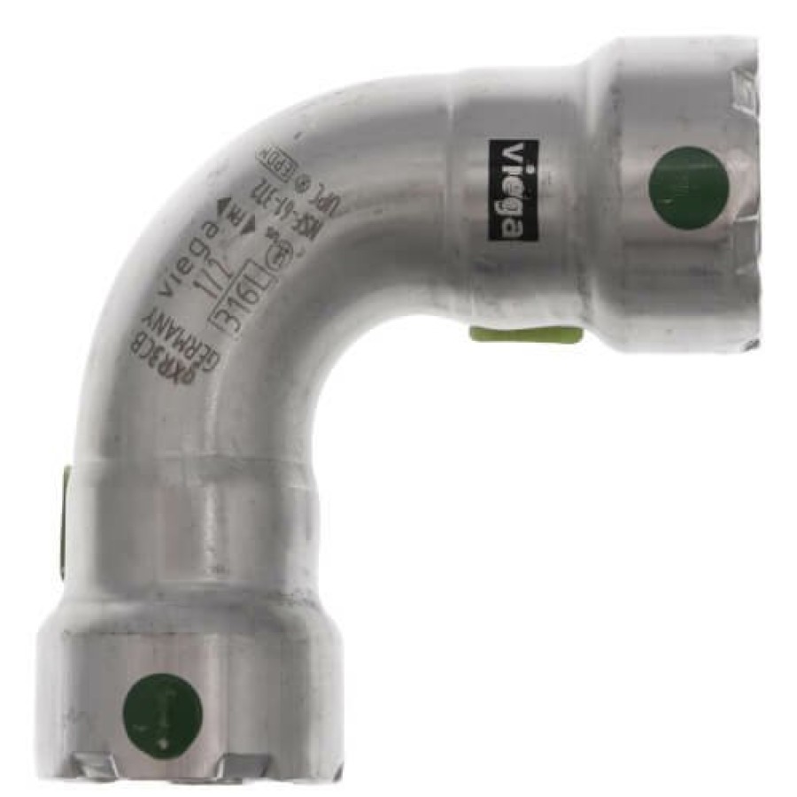 Plumbing Viega Megapress 316 Stainless Steel Fittings | 1/2" Megapress 316 Stainless Steel 90-Degree Elbow