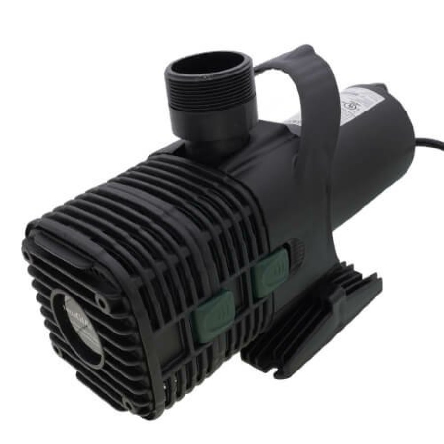 Plumbing Little Giant Pond & Waterfall Pumps | F40-5500 Energy Efficient Wet Rotor Pump (5500 Gph @ 0', 20' Cord, 115V)