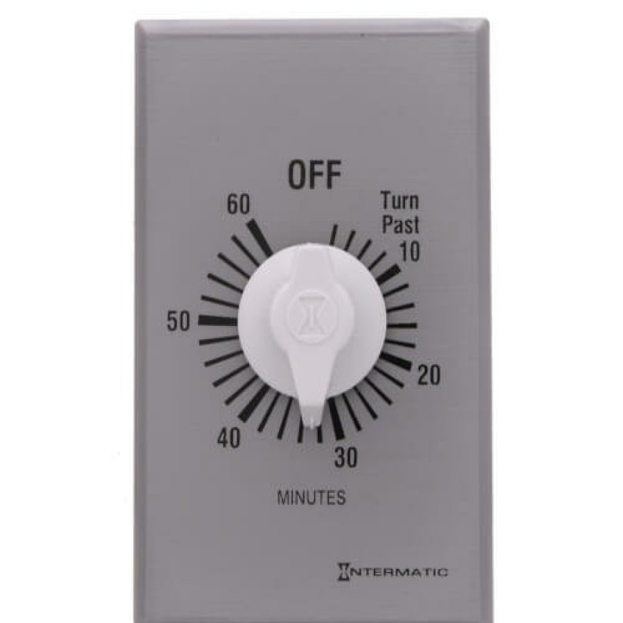 Electrical Intermatic In-Wall Timers | Ff Series Commercial Auto-Off Timer, Dpst (60 Minutes)