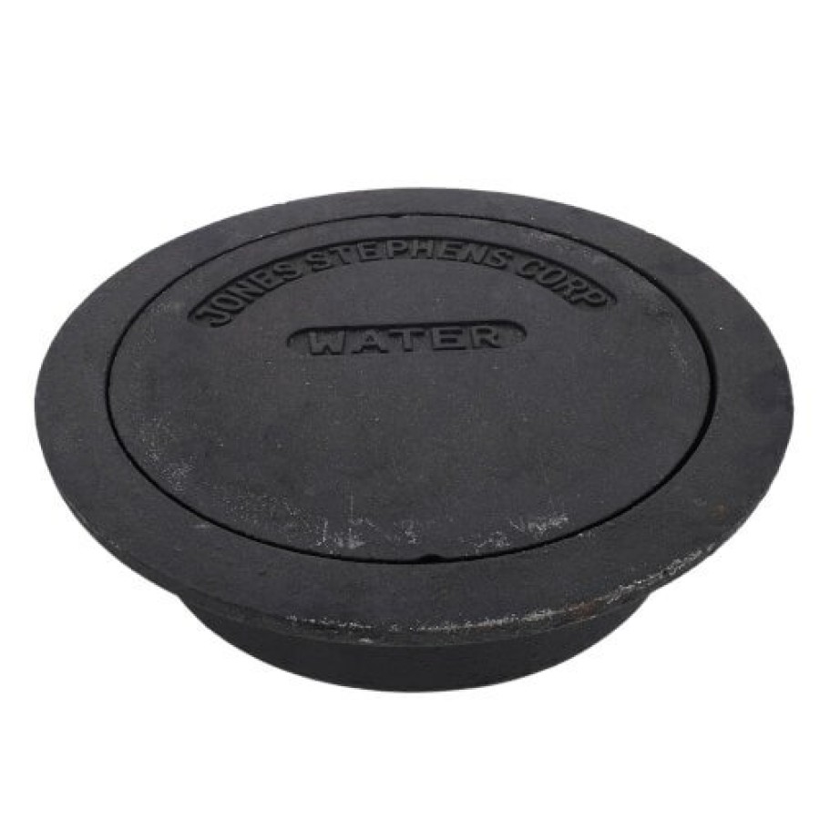 Plumbing Jones Stephens Sewer Lid Covers | 8" Sewer Box Water Lid And Ring