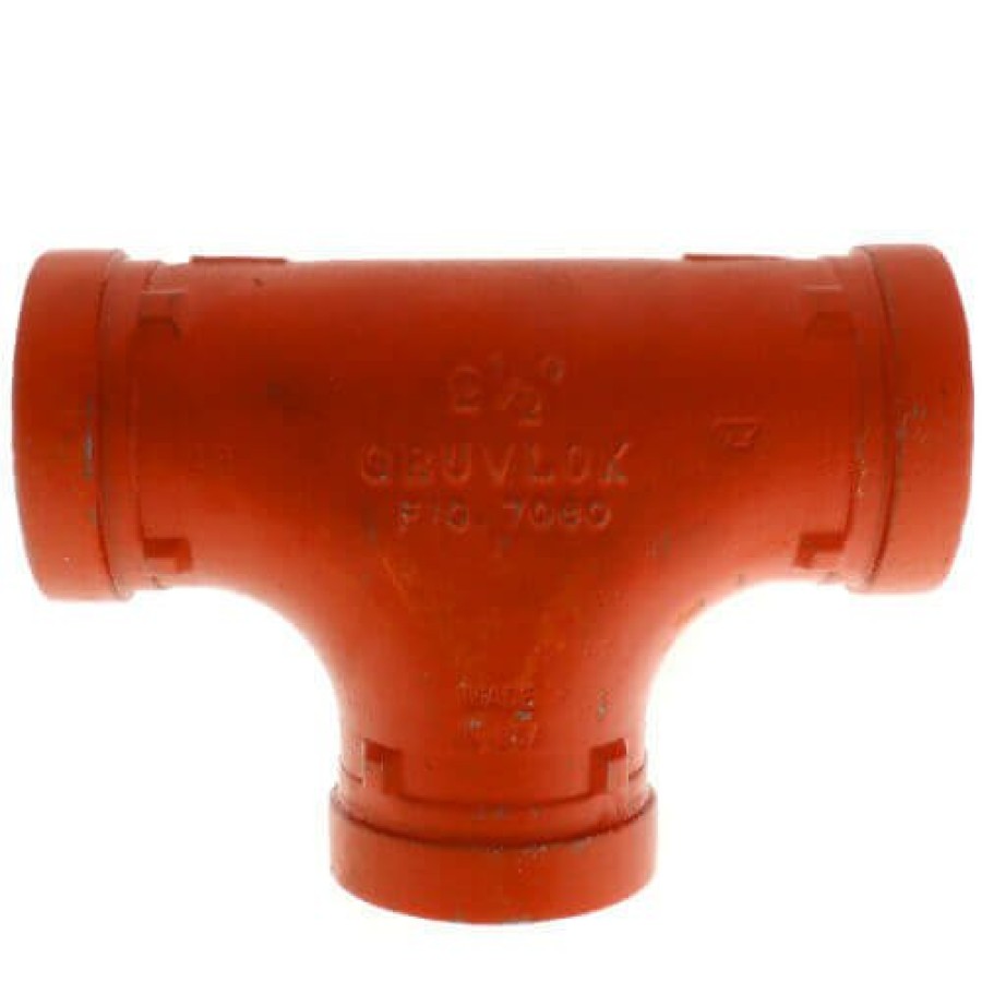 Plumbing Gruvlok Gruvlok Grooved Fittings | 10" 7060 Grooved Tee