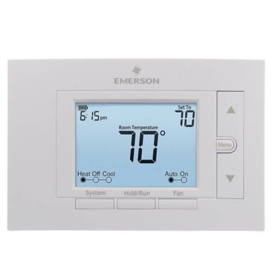 Thermostats White Rodgers | 5" Display Universal 7-Day Programmable Thermostat, 2 Heat/2 Cool