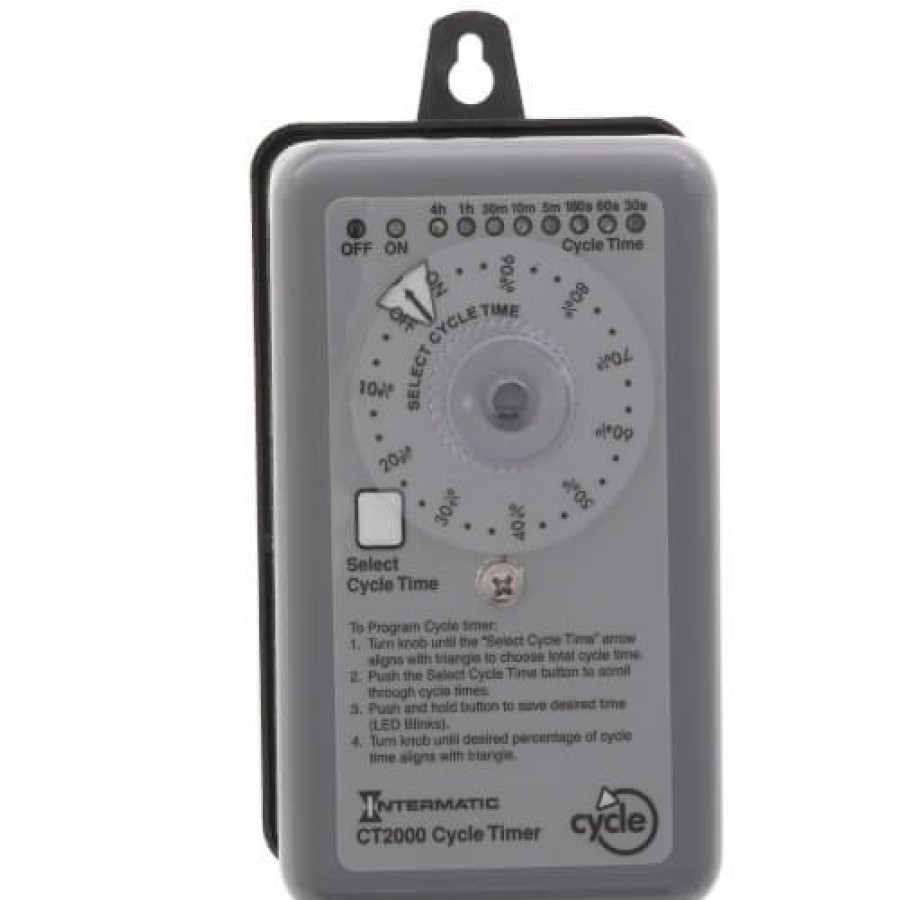 Electrical Intermatic Electronic Time Switches | Field Adjustable Percentage Cycle Time Switch, 20A, Spst (120-240V)