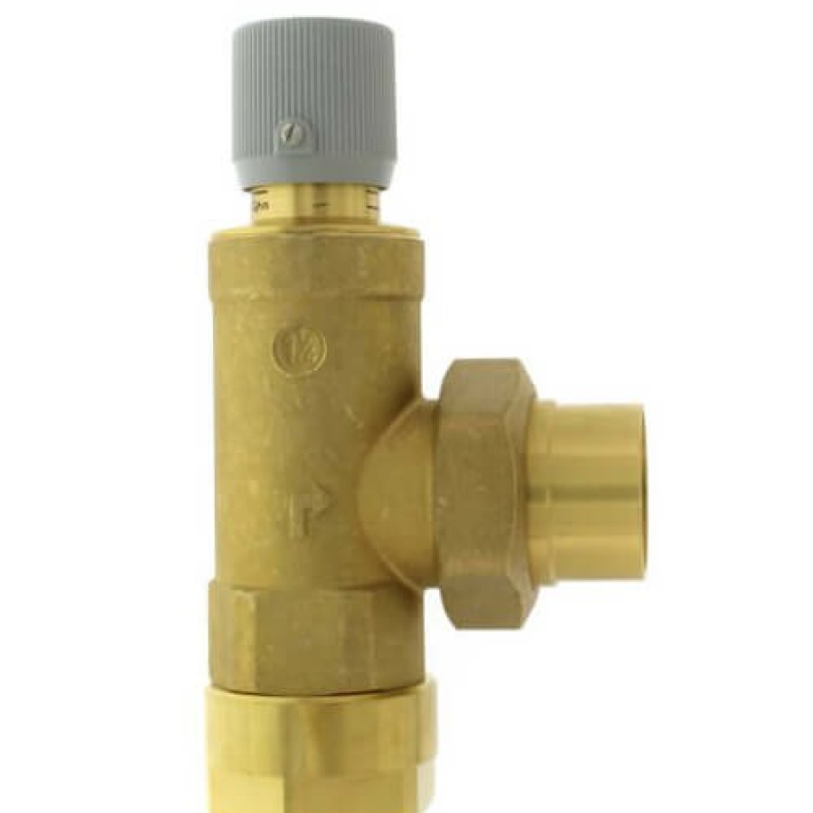 Heating Caleffi Differential Bypass Valves | 1-1/4" Npt Differential Bypass Valve With Sweat Outlet