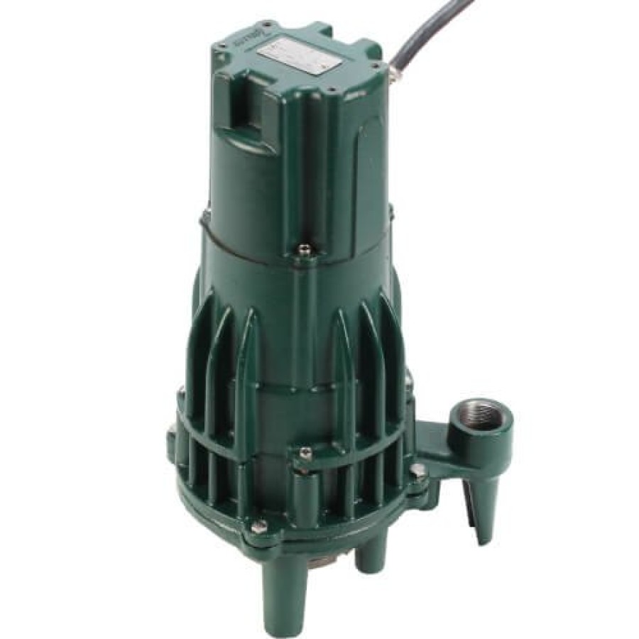 Plumbing Zoeller Grinder Pumps | Model E820 Shark Single Directional Manual Grinder Pump (230V, 2 Hp, 13.7 Amp)