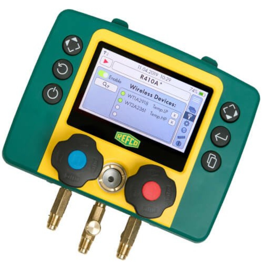 Hvac Refco Refco Tools | Refmate-2-Ca-Wtc, Two-Way Digital Manifold