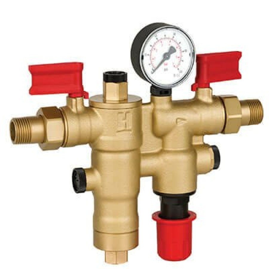 Heating Resideo Braukmann Combo Pressure Valves | 1/2" Boiler Feed Combination W/ Union Press Fitting Connections (Npt Or Sweat)