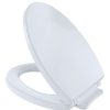 Plumbing TOTO Toilet Seats | Softclose Elongated Closed Front Toilet Seat W/ Classic Lid (Sedona Beige)