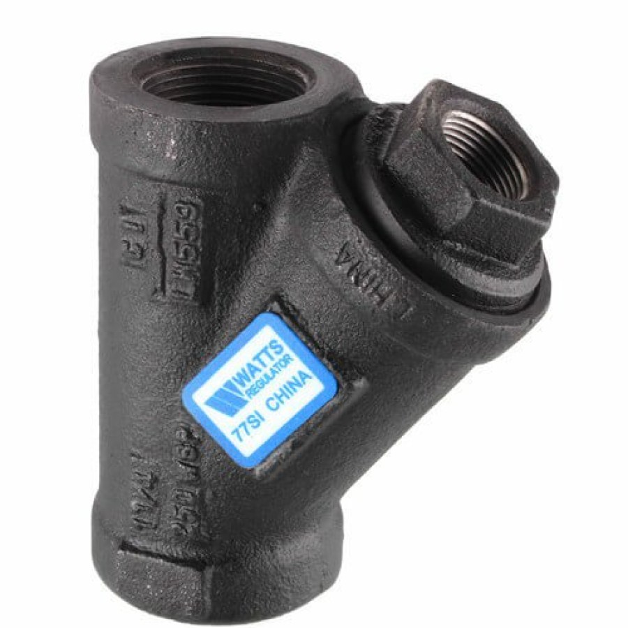 Valves Watts | 1-1/4" 77Si Cast Iron Wye Strainer (Threaded)