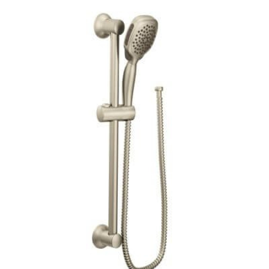 Plumbing Moen Showers | 3-3/4" Twist Eco-Performance Handheld Shower (Brushed Nickel)