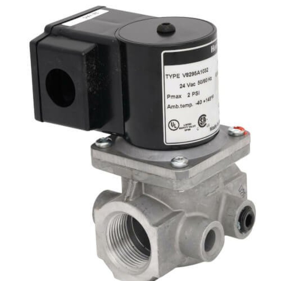 Heating Honeywell Combustion Solenoid Valves | 1" Npt Pipe Size, Solenoid, Normally Closed Gas Valve, 2 Psi Rated