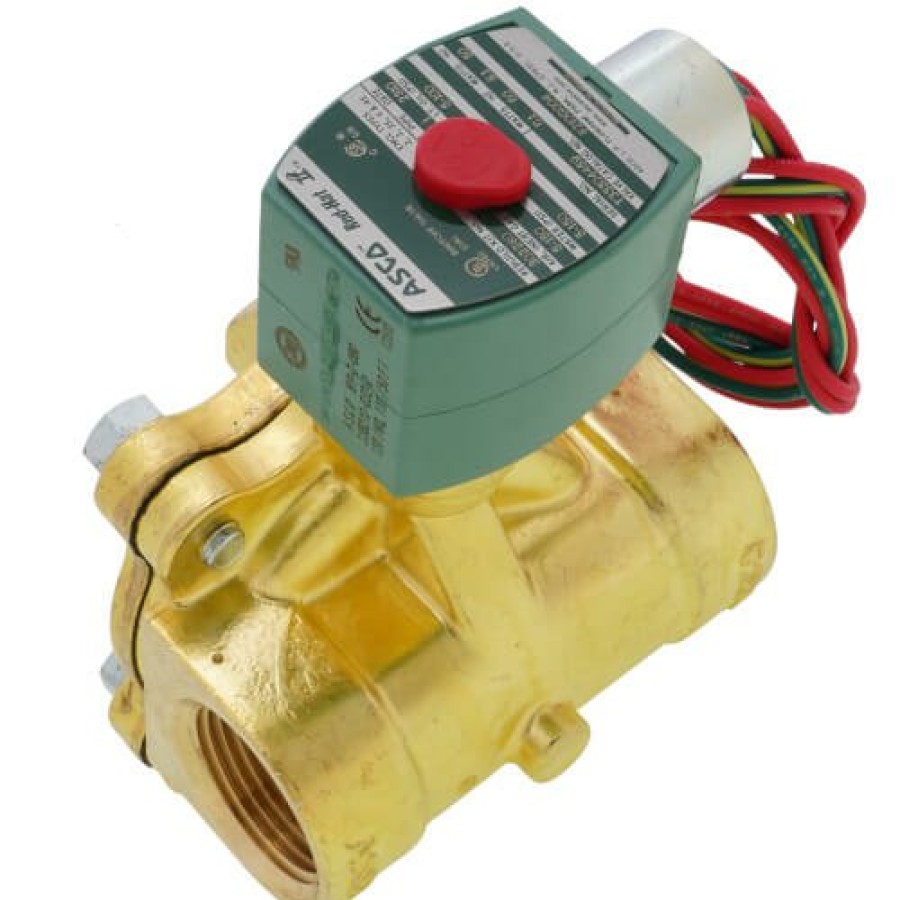 Valves Asco RedHat Pilot Operated Solenoid Valves | 1" Normally Closed Solenoid Valve, 13 Cv (120V)