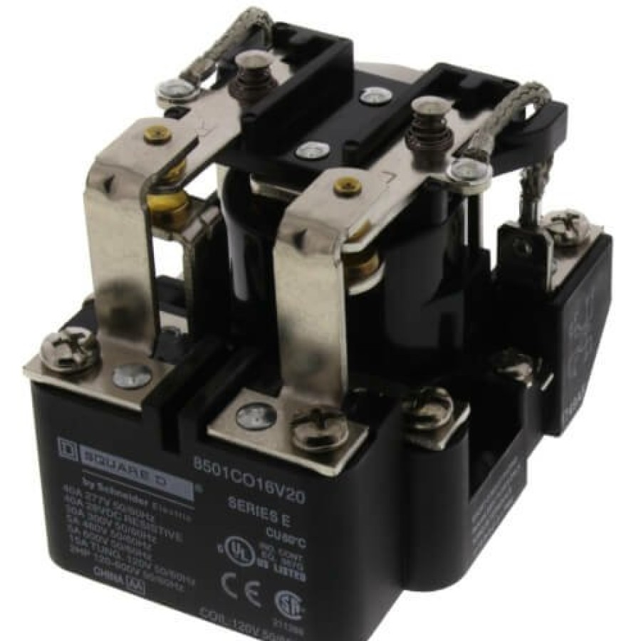 Electrical Square D Relays | Dpdt Power Relay, 30A (120V)