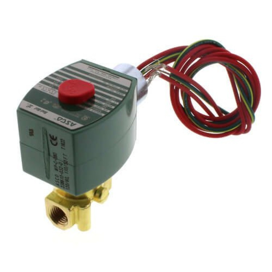 Valves Asco RedHat Direct Acting Solenoid Valves | 1/4" Normally Closed Solenoid Valve (120V)