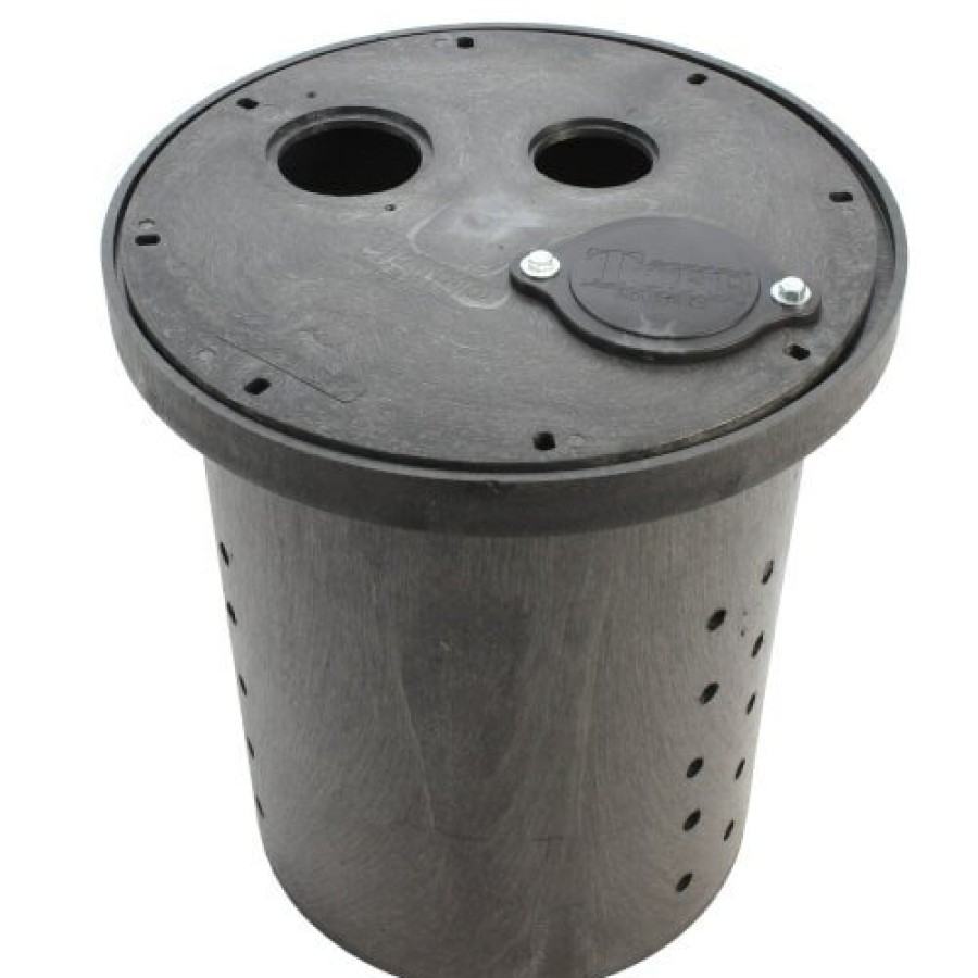 Plumbing Liberty Pumps Sump Pumps | Crawl Space Perforated Basin & Cover, 16-1/2" X 15"