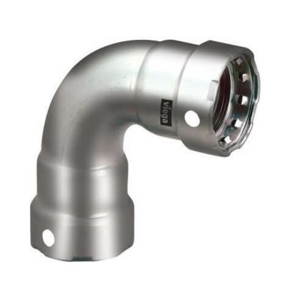 Plumbing Viega Megapress 304 Stainless Steel Fittings | 3/4" Megapress 304 Stainless Steel 90-Degree Elbow