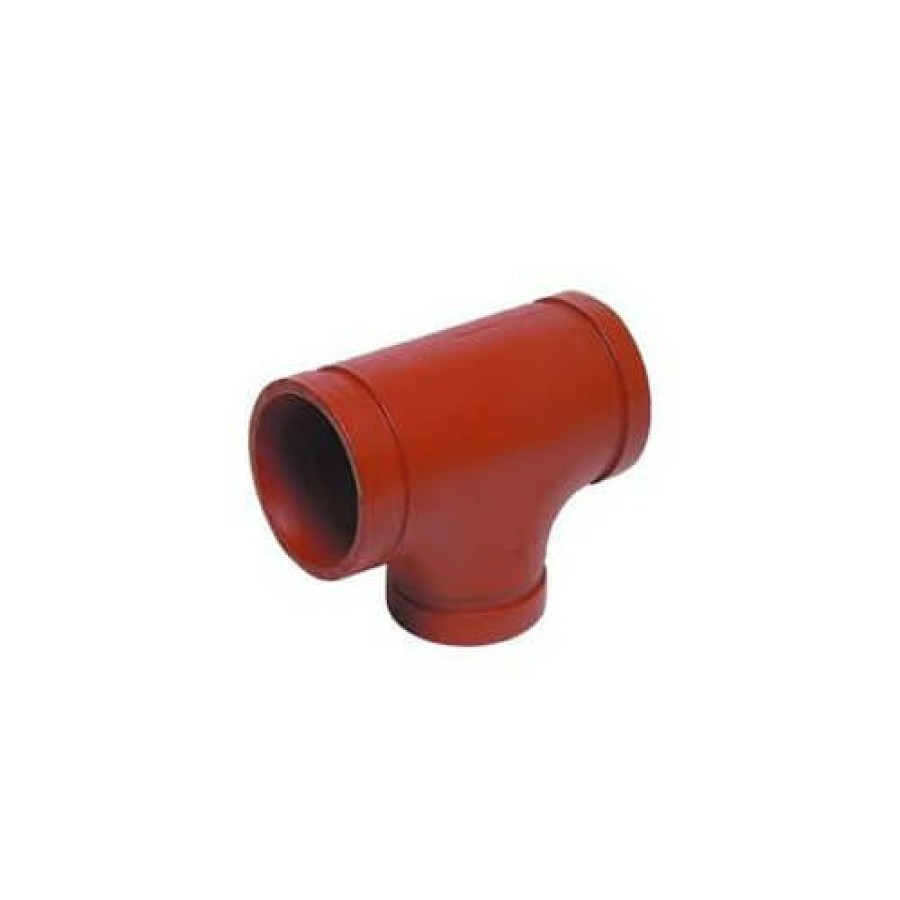 Plumbing Gruvlok Gruvlok Grooved Fittings | 2-1/2" X 2-1/2" X 2" 7061 Reducing Tee