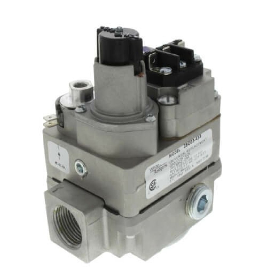 Heating White Rodgers White Rodgers Gas Valves | 3/4" X 3/4" Universal Gas Valve, 24 Vac, Side Outlets Tapped And Plugged