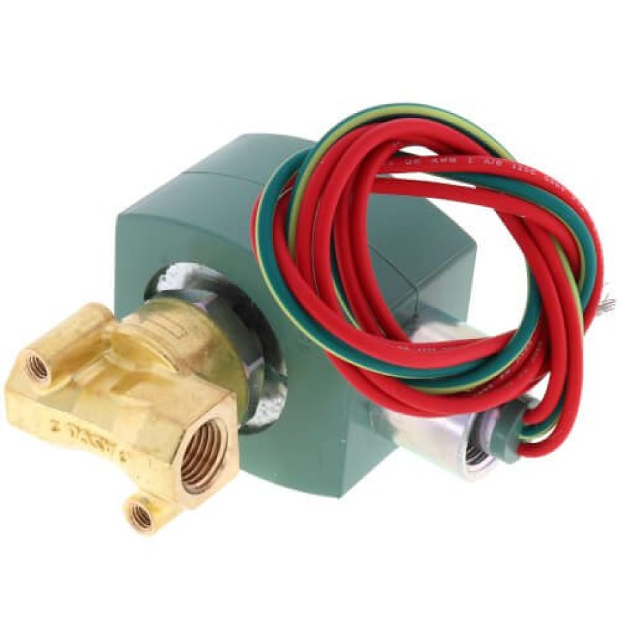 Valves Asco RedHat Direct Acting Solenoid Valves | 1/4" Normally Closed Solenoid Valve, .52 Cv (480V)