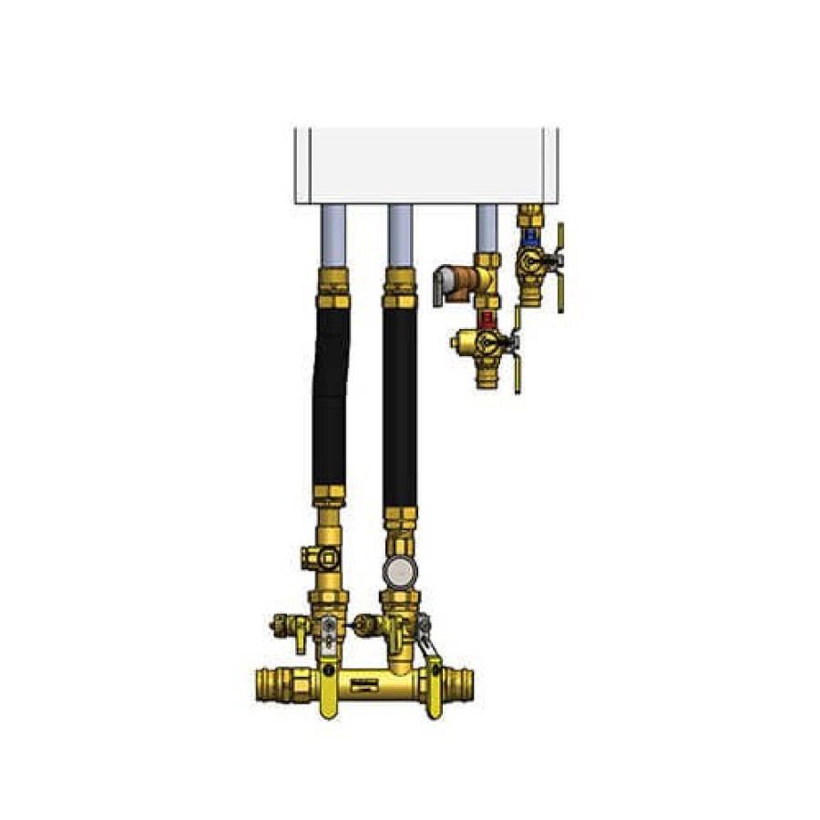 Heating Webstone Hydro-Core Manifolds | 1-1/4" Press Complete Near Boiler Manifold & Piping Kit For Select Combi Boilers