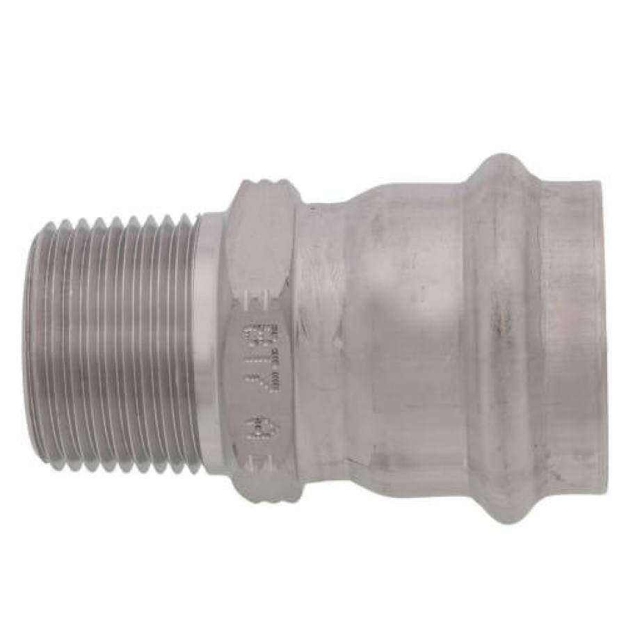 Plumbing Viega Propress 316 Stainless Steel Fittings | 1" Press X 3/4" Male Propress 316 Stainless Steel Adapter