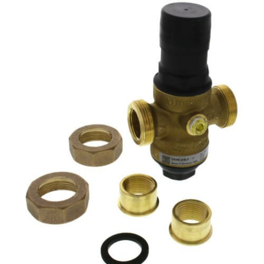 Heating Resideo Braukmann Pressure Reducing Valves | 3/4" Double Union Npt Dialset Pressure Regulating Valve (Lead Free)