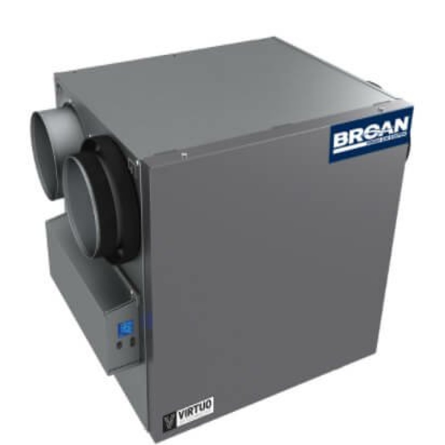 Hvac Broan Broan Heat Recovery Ventilators | 130 Cfm Ai Series Heat Recovery Ventilator W/ Side Ports (68% Efficiency)