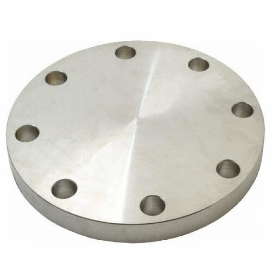 Plumbing Merit Brass Stainless Steel Ansi Flanges | 1-1/2" Stainless Steel Ansi Rf Blind Flange