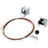 Thermostats Johnson Controls | 17 Ft. Adjustable Nickel Temperature Sensor W/ Metal Cover (1K Ohm)